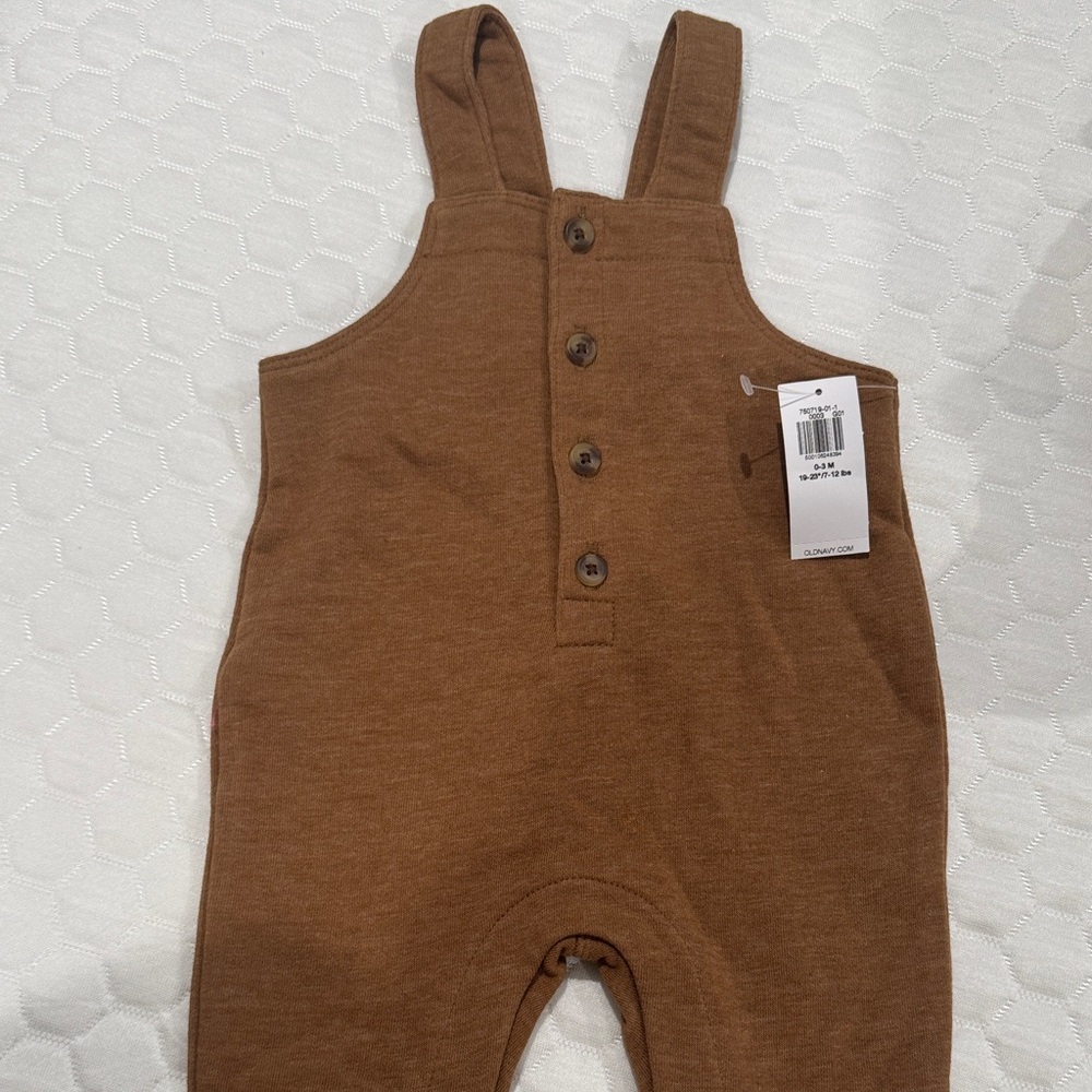 Old Navy Tan Kids Overalls